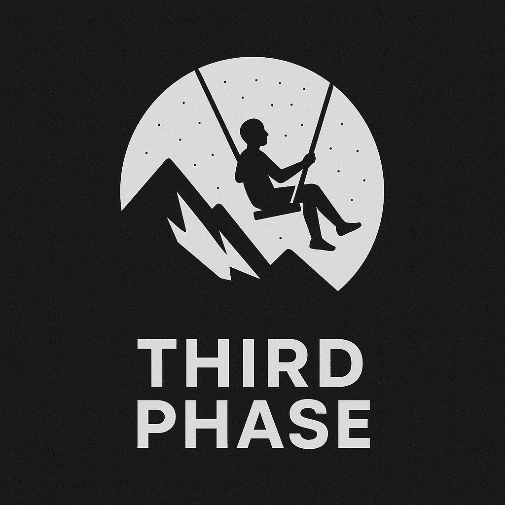 Third Phase logo alongside abstract code